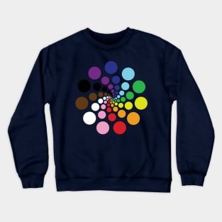 Rainbow dots Crewneck Sweatshirt